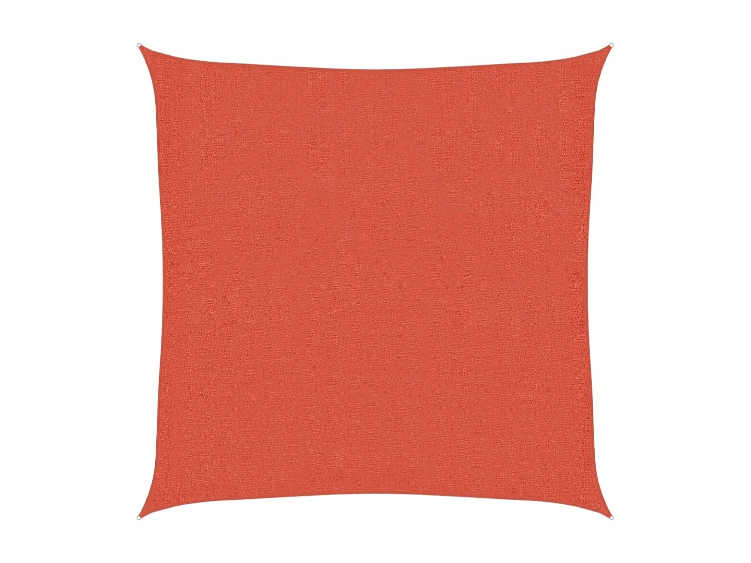 Vela de sombra 160 g/m² terracota quadrada 2,5x2,5 m HDPE