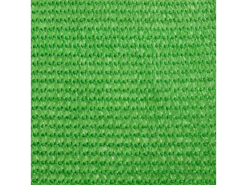 Voile d'ombrage 160 g/m² Vert clair 5x6 m PEHD