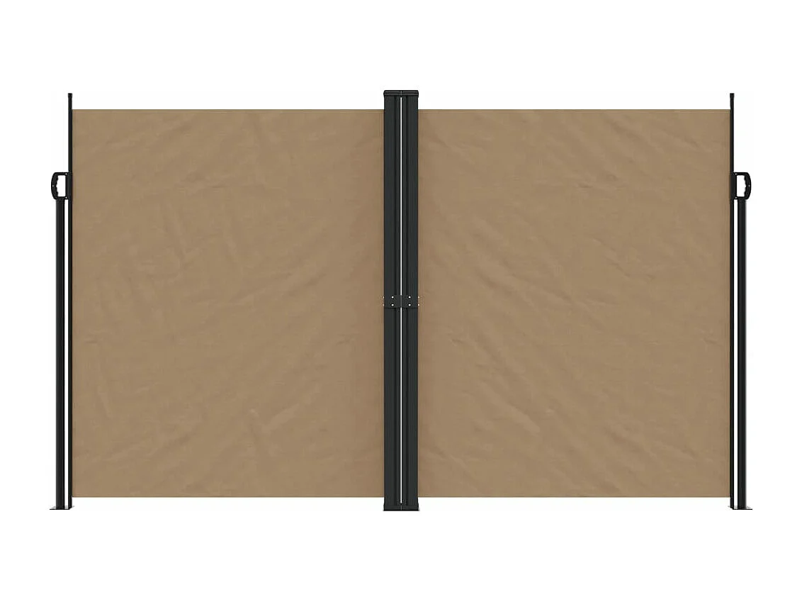 Toldo lateral retrátil cinza 200x1000 cm