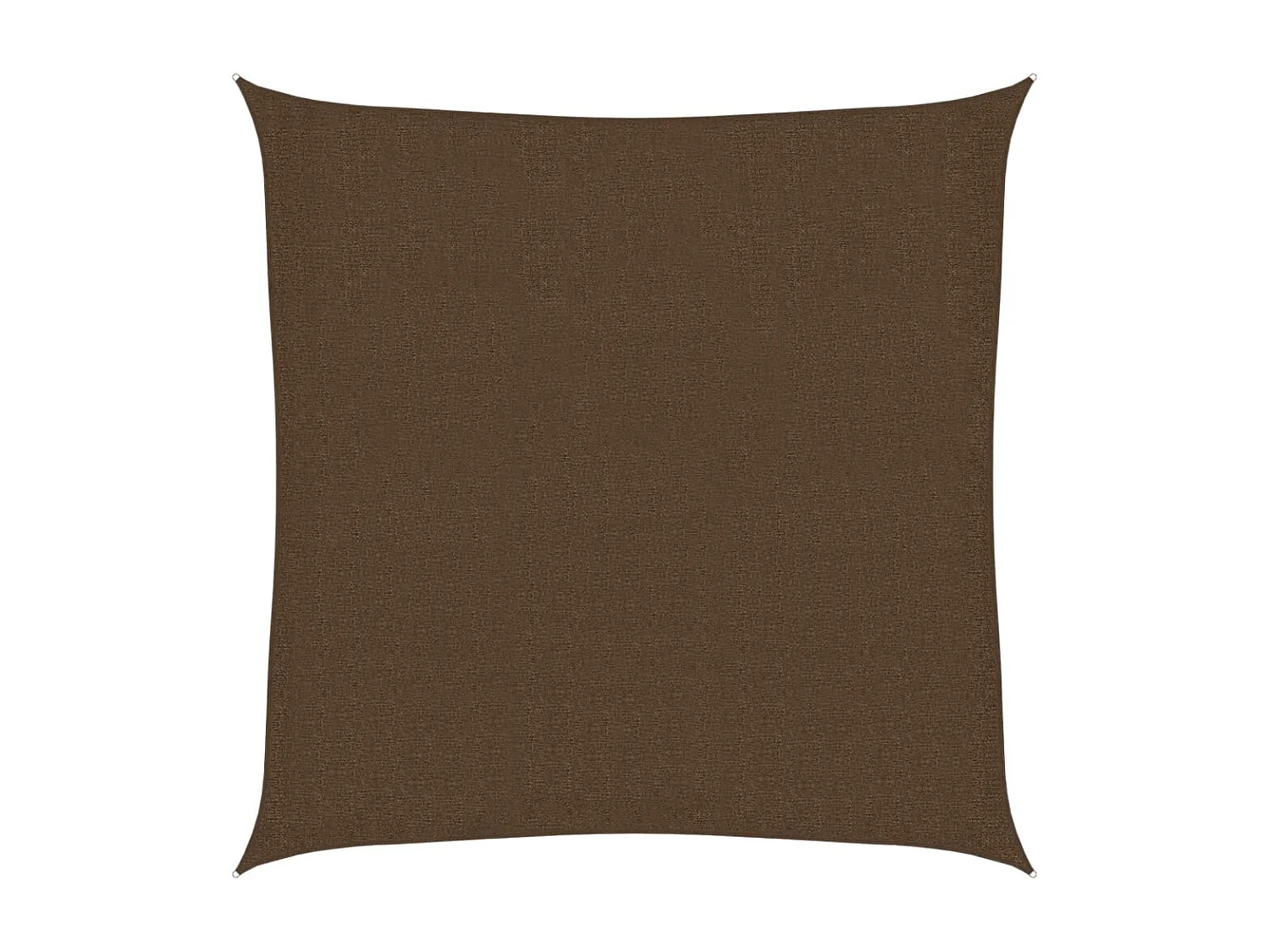 Vela de sombra 160 g/m² Marrón 3x3 m HDPE