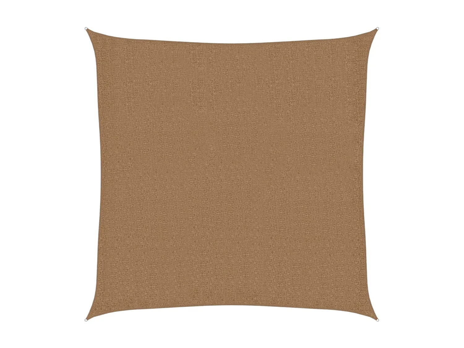 Sonnensegel 160 g/m² Taupe 3,6x3,6 m HDPE