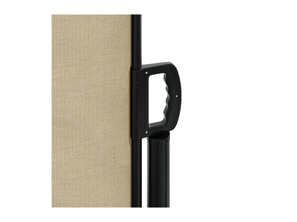 Auvent latéral rétractable beige 160x500 cm