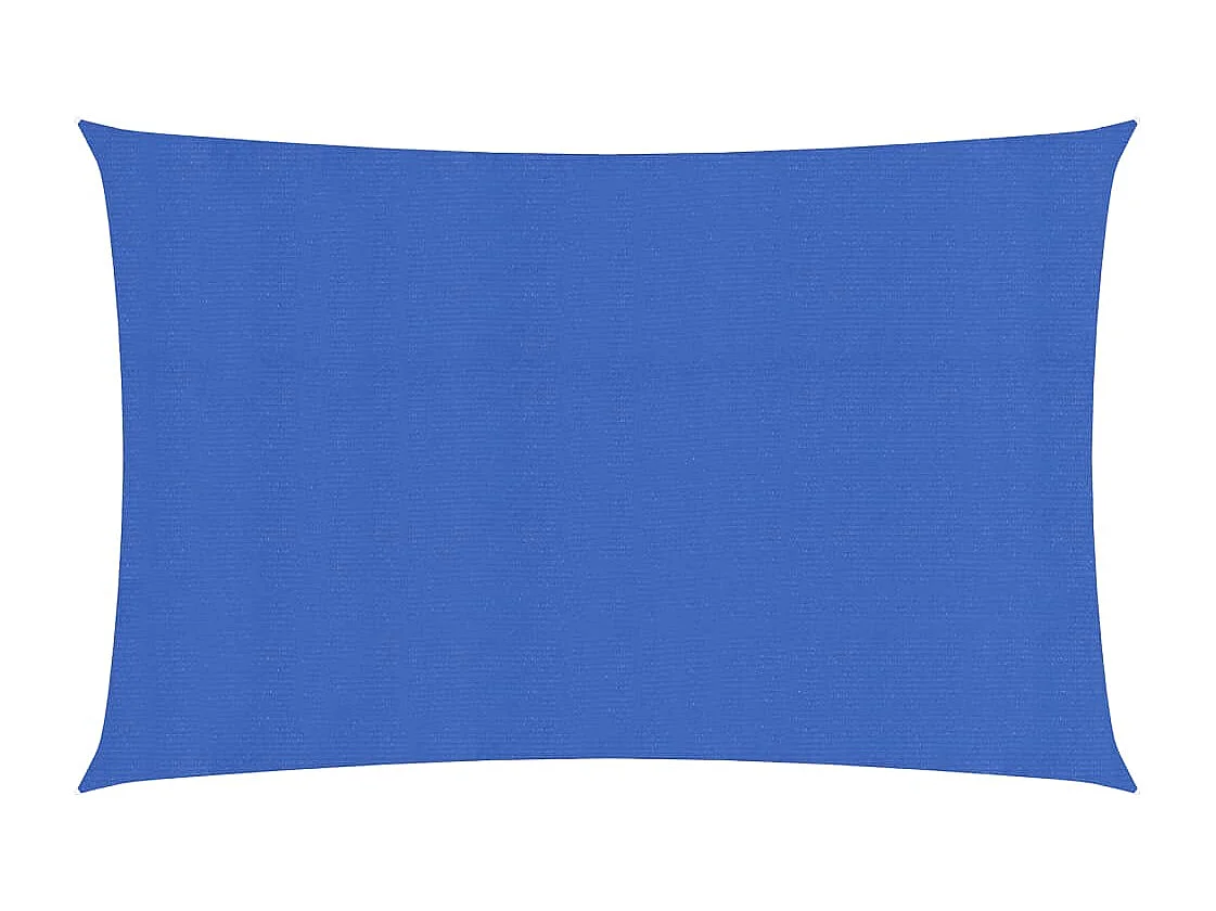 Vela de sombra 160 g/m² rectangular azul 3x6 m HDPE