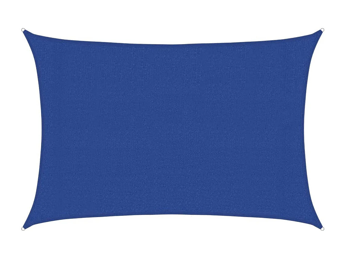 Vela de sombra 160 g/m² rectangular azul 3x5 m HDPE