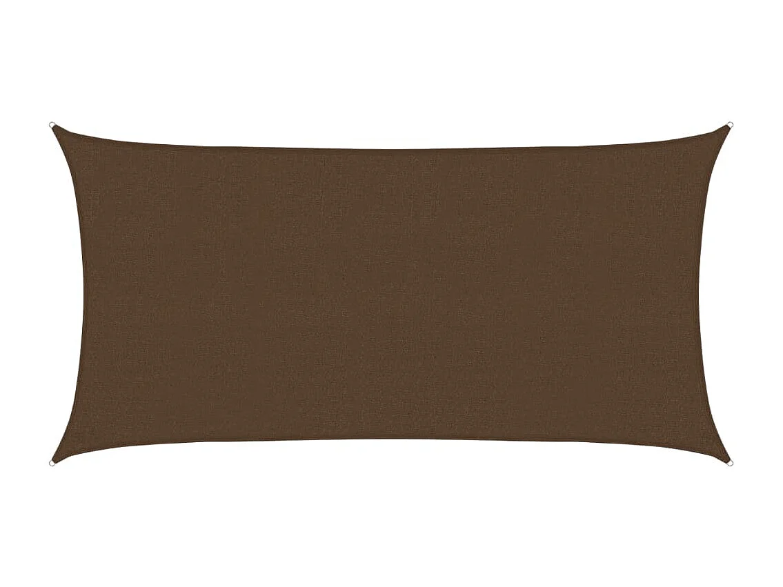 Vela de sombra 160 g/m² Castanho 2,5x4,5 m HDPE