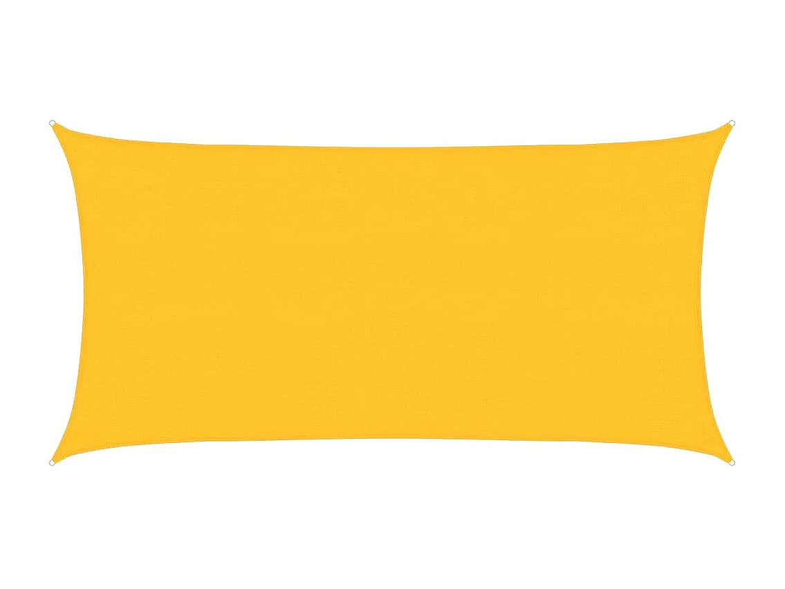 Vela de sombra 160 g/m² Amarelo 2,5x5 m HDPE