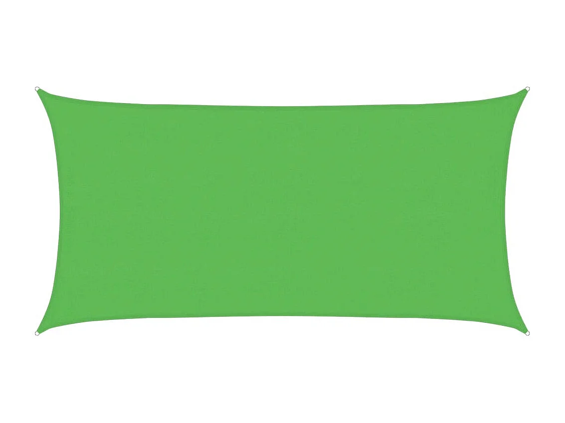 Voile d'ombrage 160 g/m² Vert clair 4x7 m PEHD