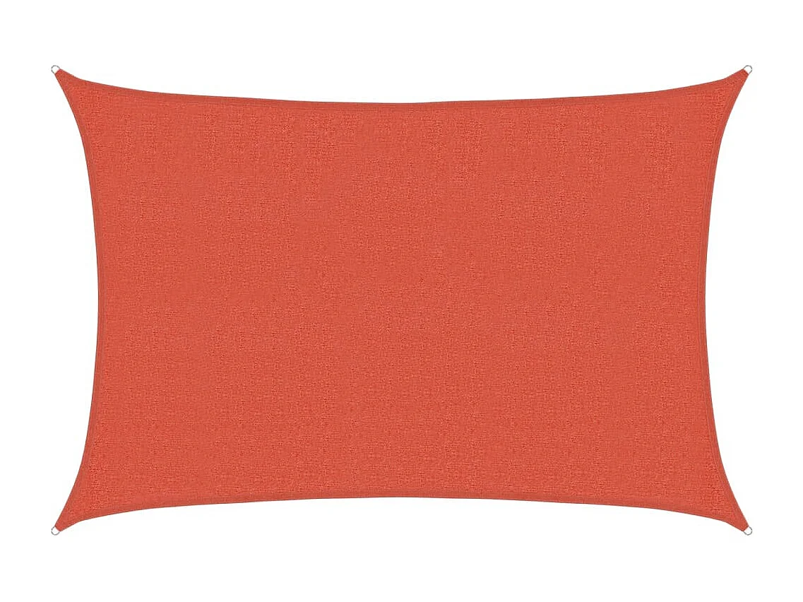Voile d'ombrage 160 g/m² Terre cuite 2,5x4 m PEHD
