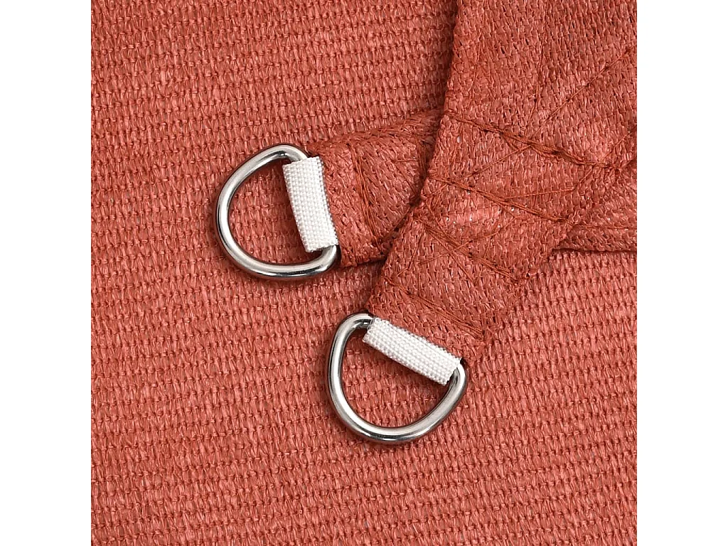 Voile d'ombrage 160 g/m² Terre cuite 2,5x4 m PEHD