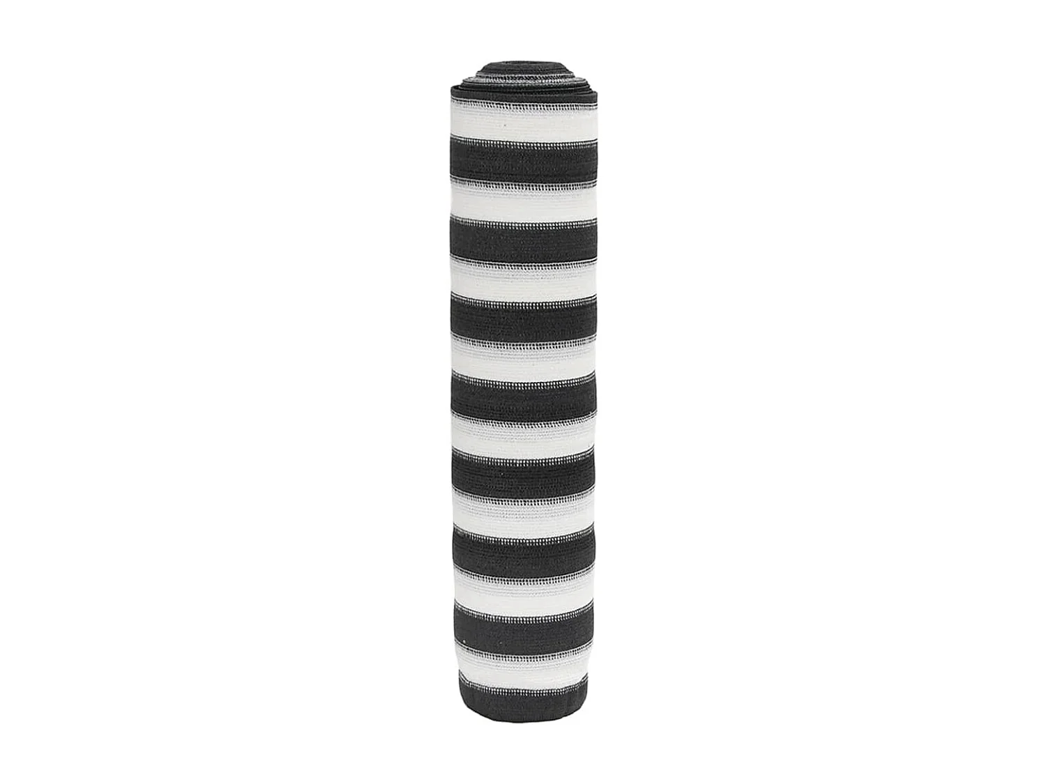 Red de privacidad antracita y blanca 2x50 m HDPE 195 g/m²