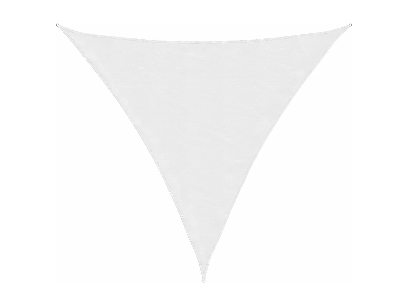 Vela de sombra branca 2x2x2 m 100% poliéster oxford