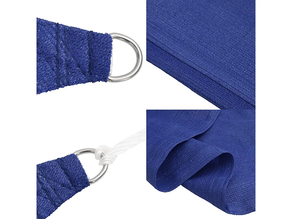 Voile d'ombrage 160 g/m² Bleu 2x2,5 m PEHD