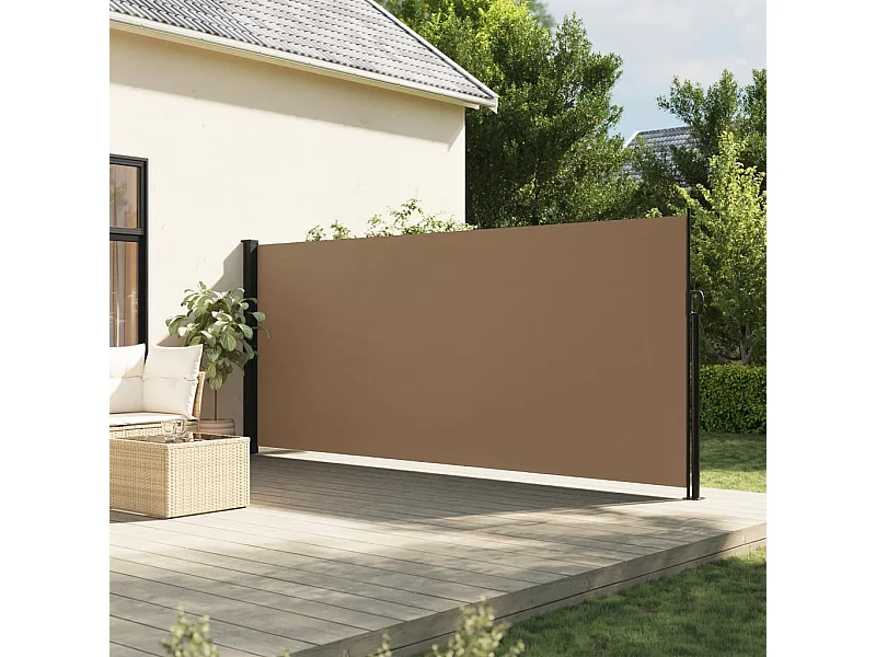 Tenda laterale retrattile tortora 180x300 cm