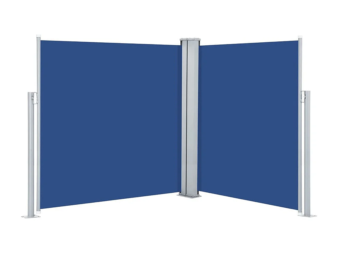 Tenda laterale retrattile 170 x 600 cm Blu
