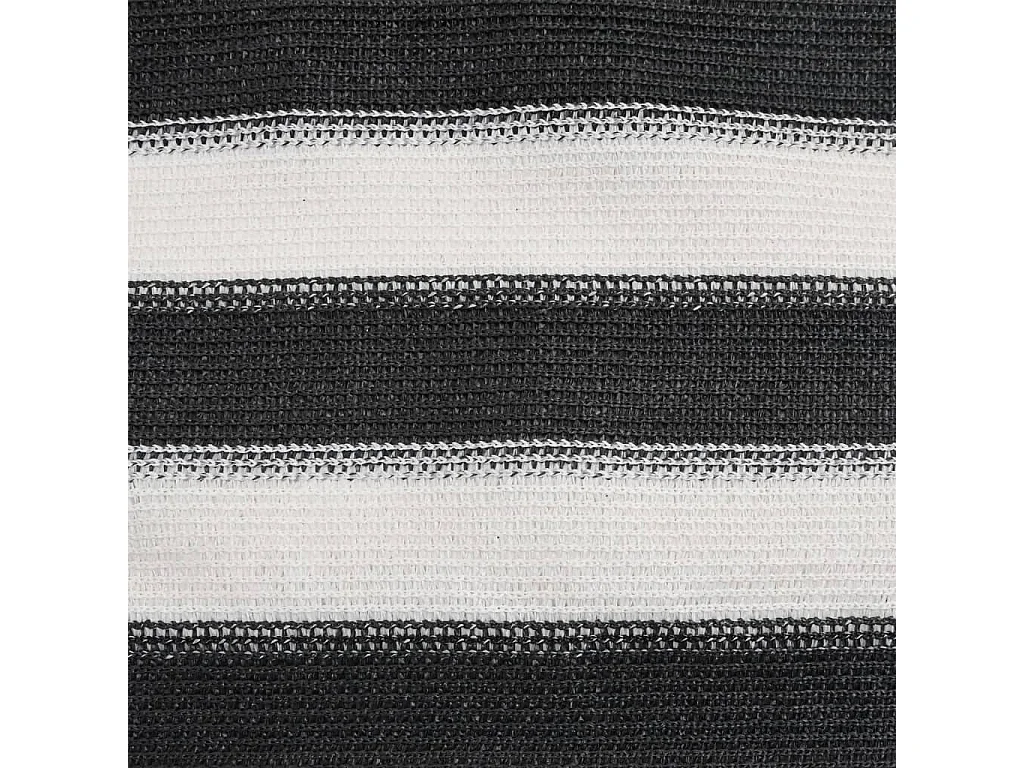 Filet brise-vue anthracite et blanc 1,5x50 m PEHD 150 g/m²