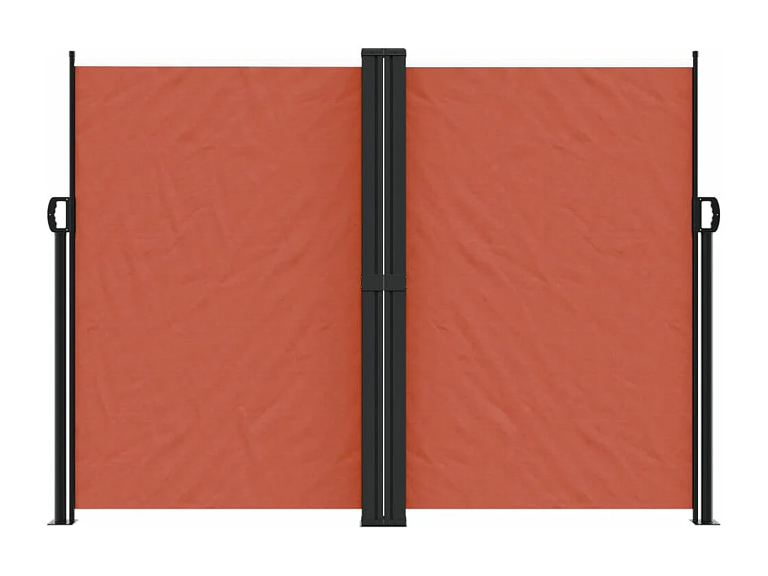 Terracotta uitschuifbare zijluifel 180x1200 cm