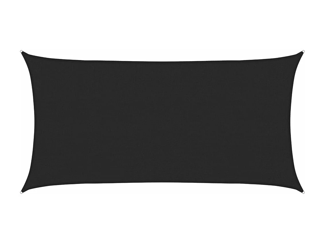 Vela ombreggiante 160 g/m² Nera 2,5x5 m HDPE