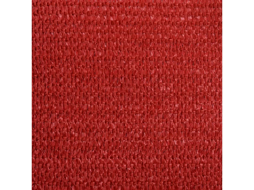 Voile d'ombrage 160 g/m² Rouge 4x5 m PEHD