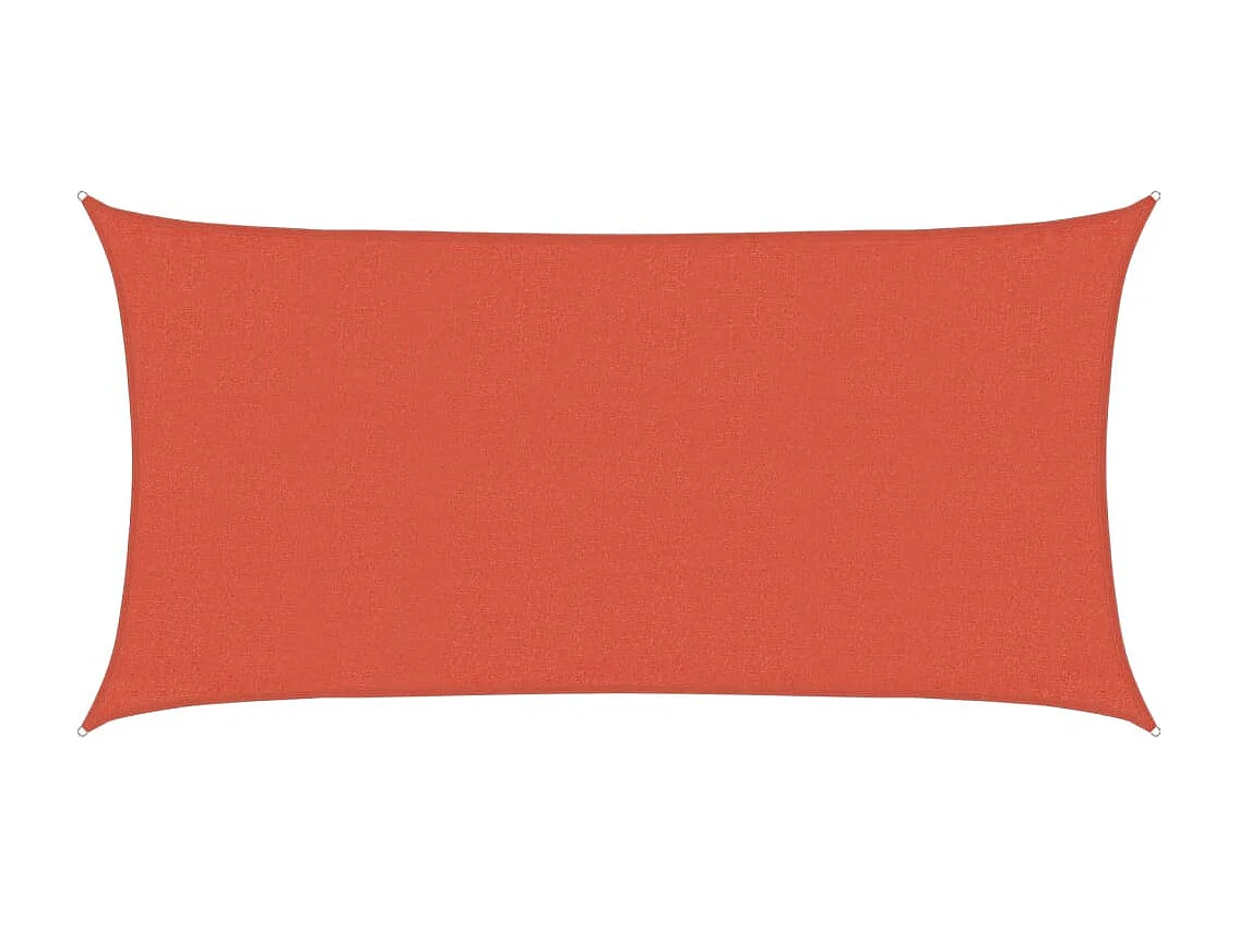 Vela de sombra 160 g/m² Terracota 3x6 m HDPE
