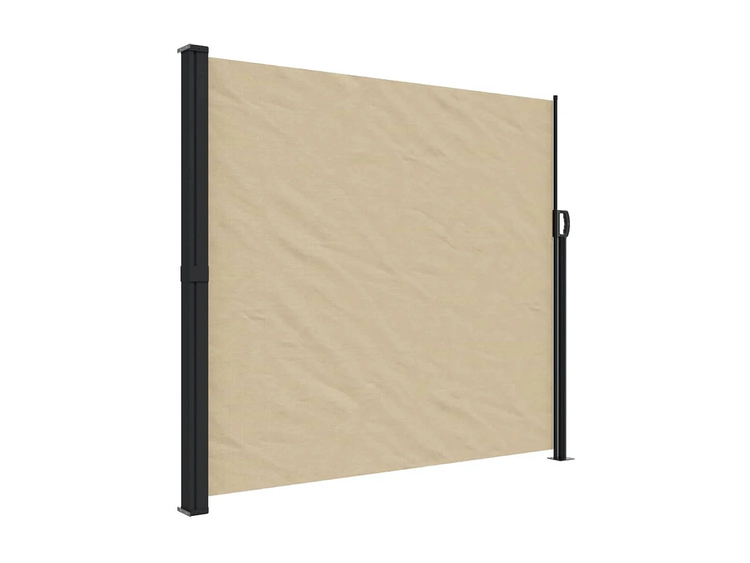 Beige einziehbare Seitenmarkise 180x300 cm