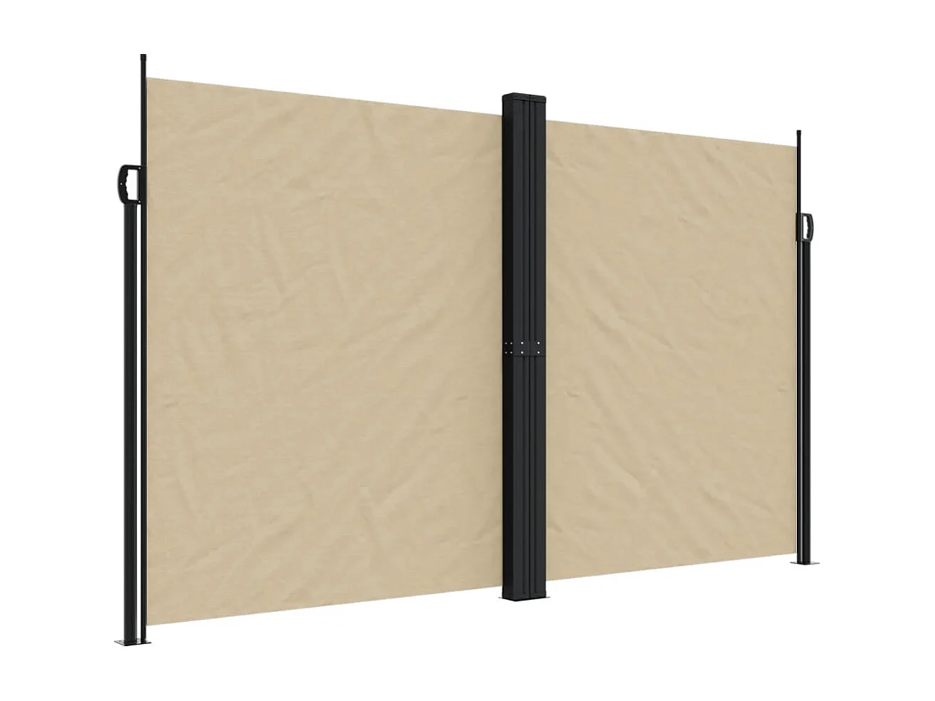 Tenda laterale retrattile beige 200x600 cm