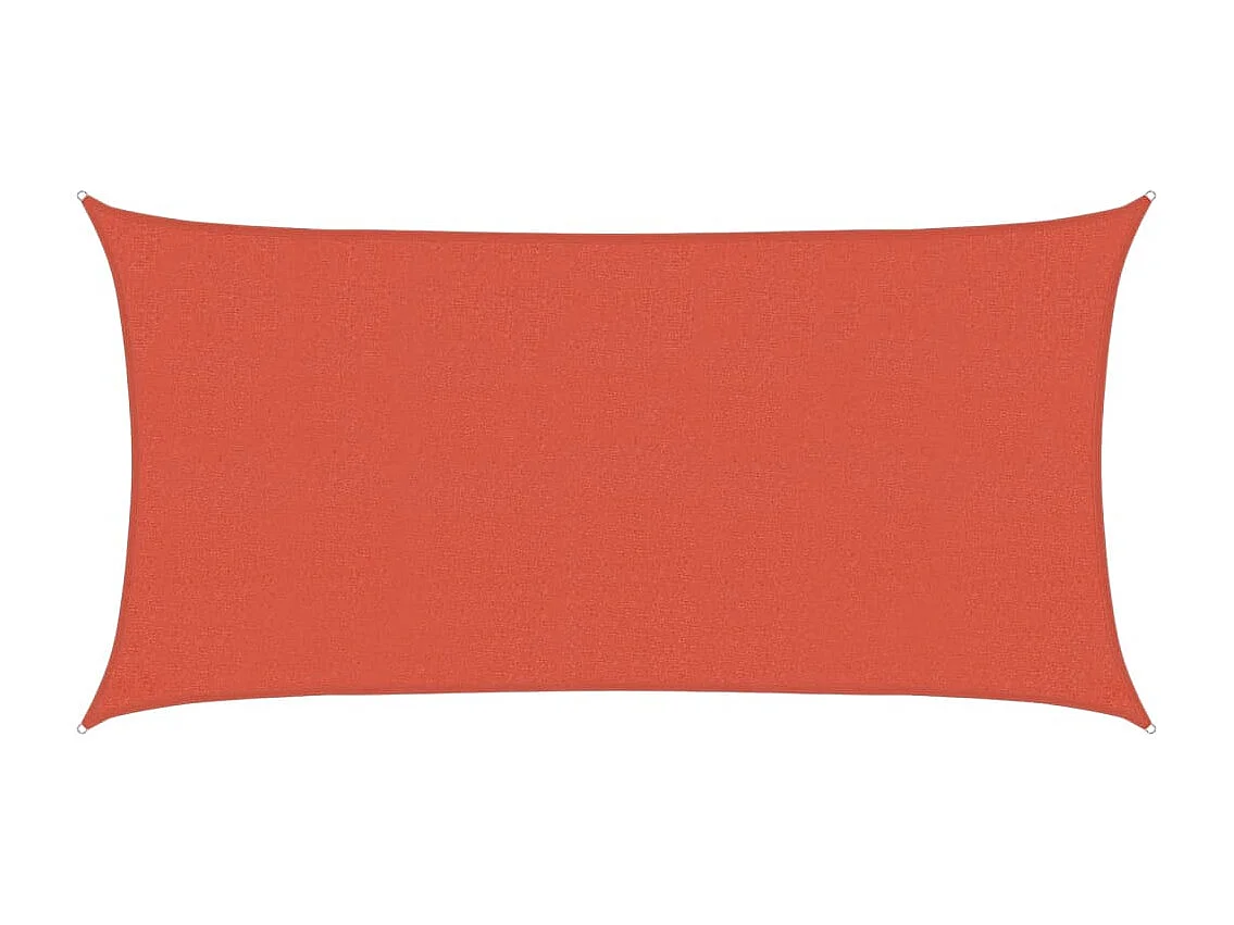 Sonnensegel 160 g/m² Terrakotta 2,5x4,5 m HDPE