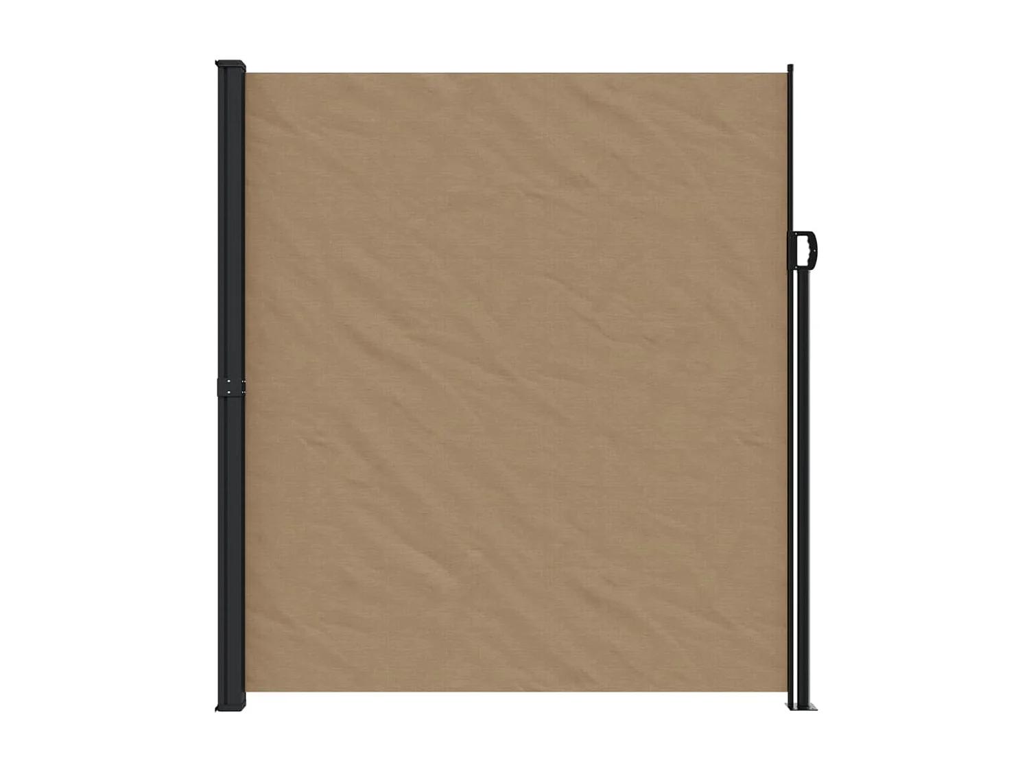 Tenda laterale retrattile tortora 220x600 cm