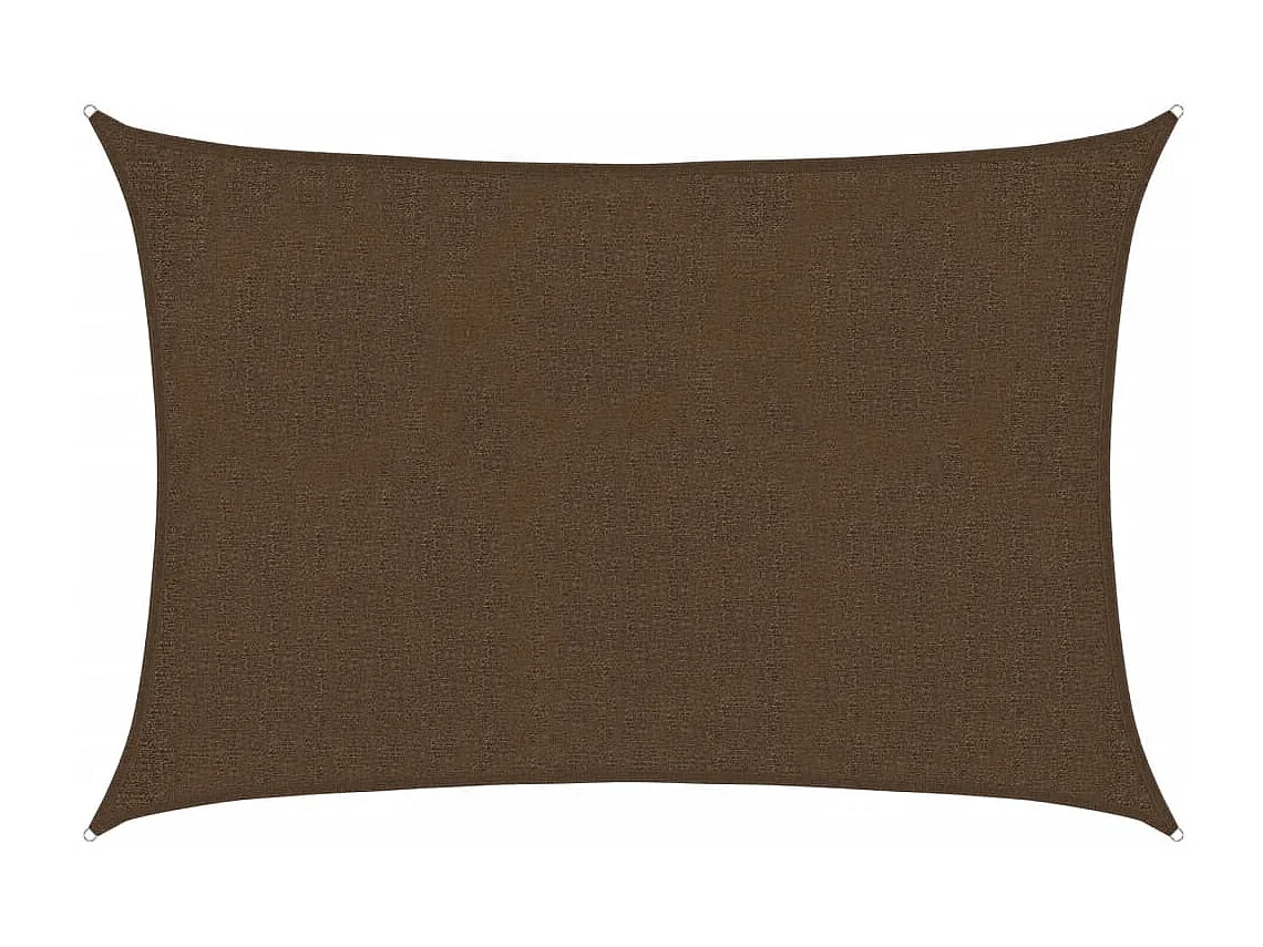 Vela de sombra 160 g/m² Castanho 2x3 m HDPE