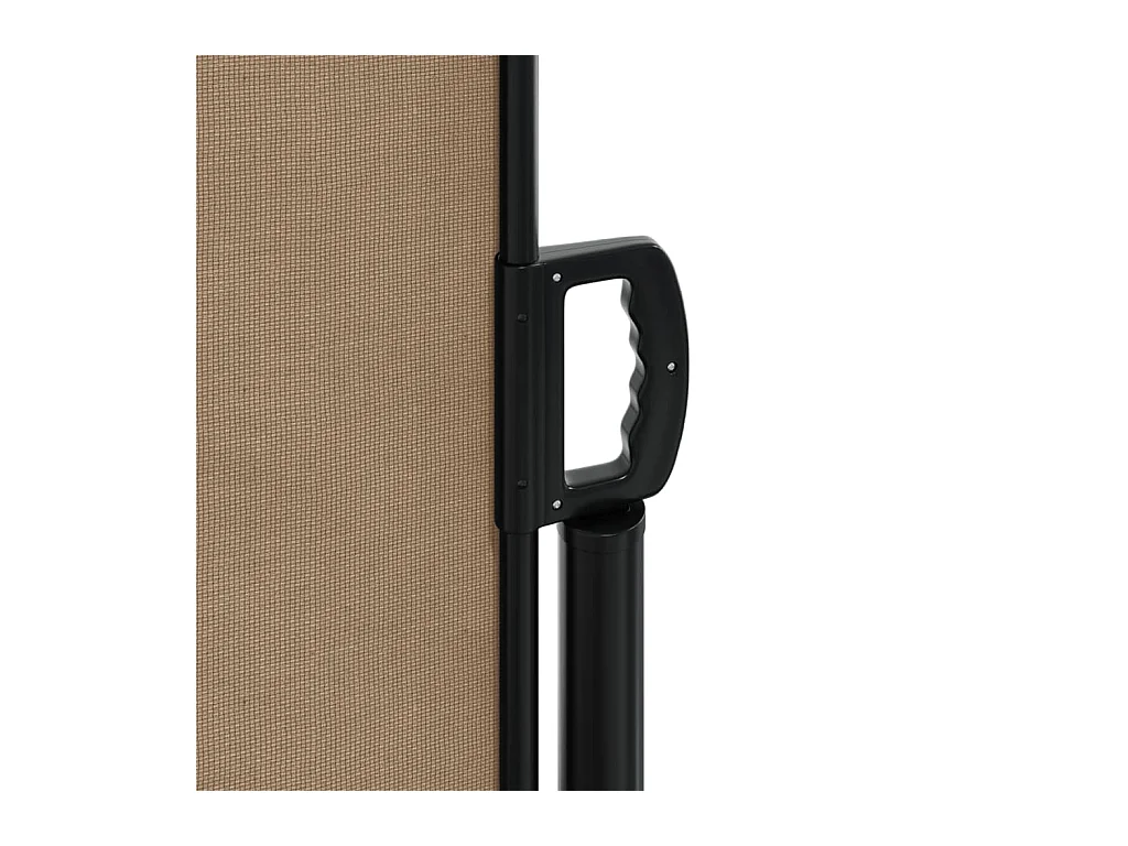 Auvent latéral rétractable taupe 220x1000 cm