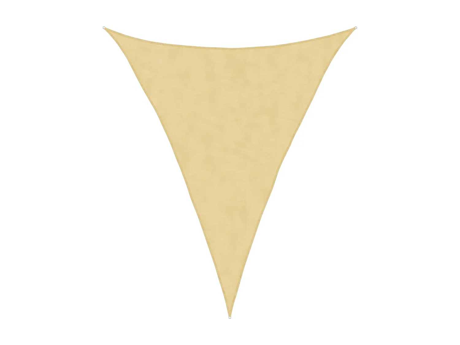 Sandfarbenes Sonnensegel, 5 x 6 x 6 m, 100 % Polyester Oxford