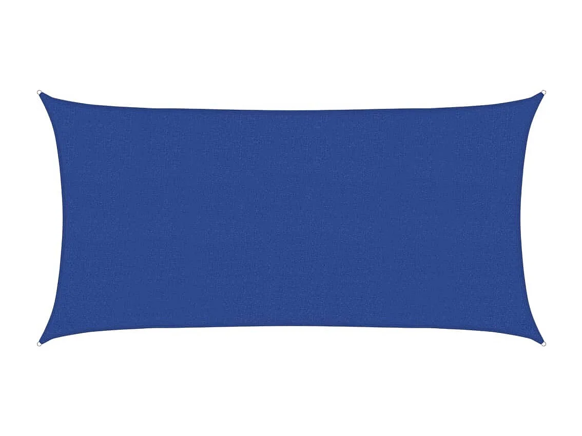 Vela de sombra 160 g/m² rectangular azul 2,5x5 m HDPE