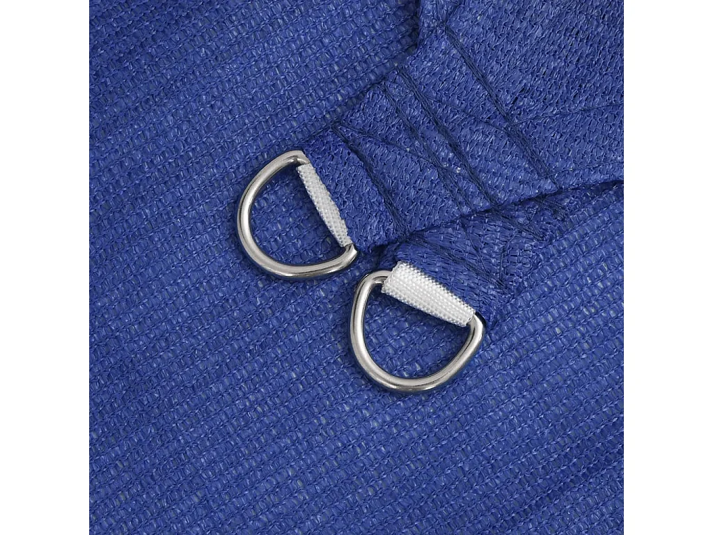 Voile d'ombrage 160 g/m² rectangulaire bleu 2,5x5 m PEHD