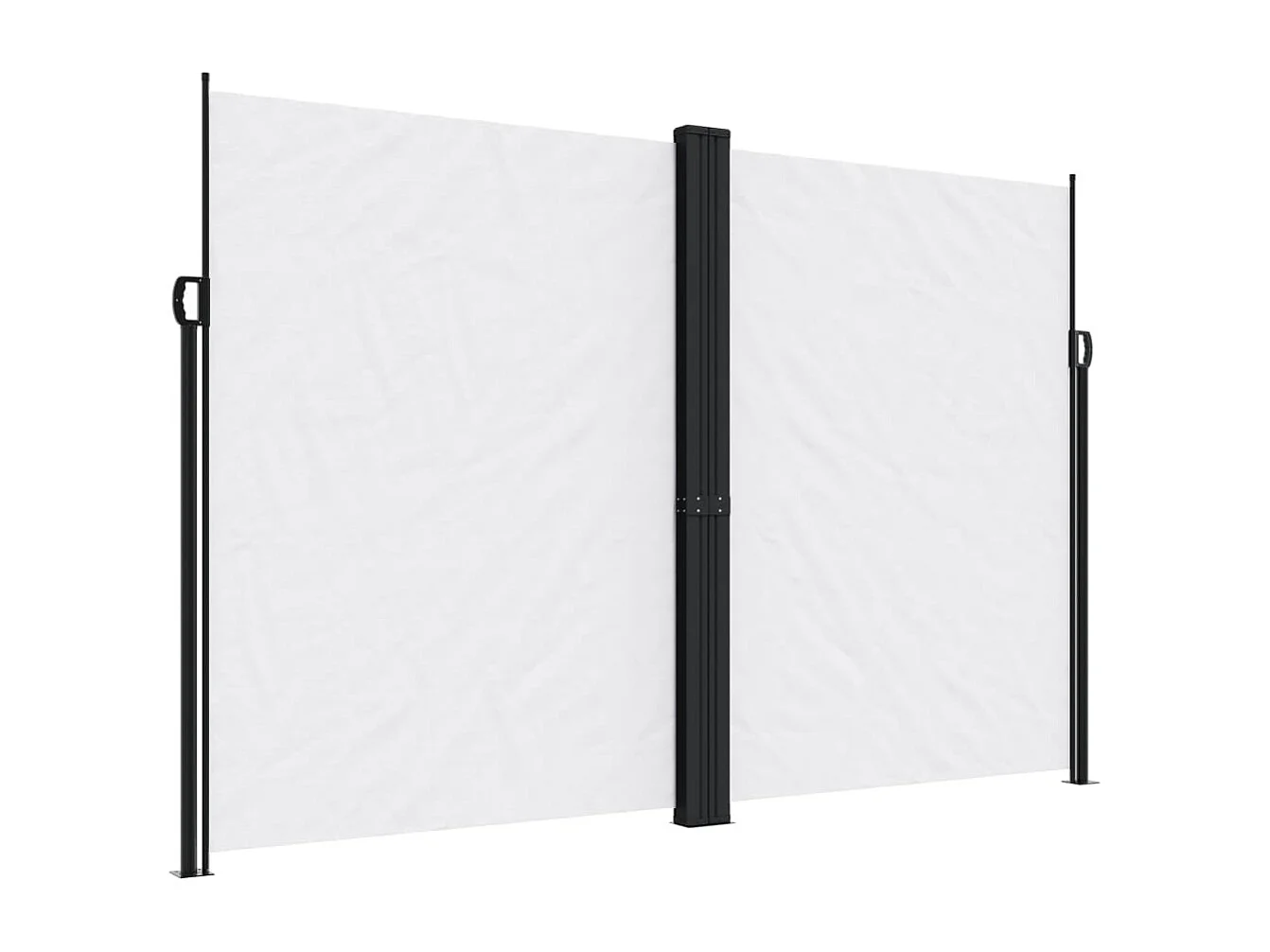 Auvent latéral rétractable blanc 220x600 cm