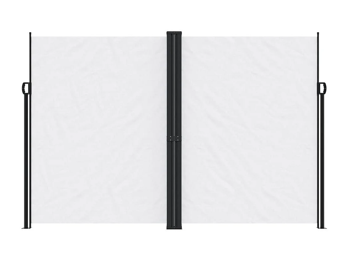 Auvent latéral rétractable blanc 220x600 cm