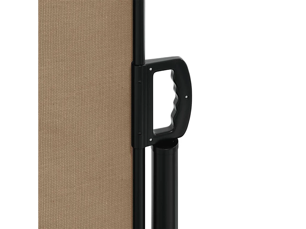 Auvent latéral rétractable taupe 200x600 cm