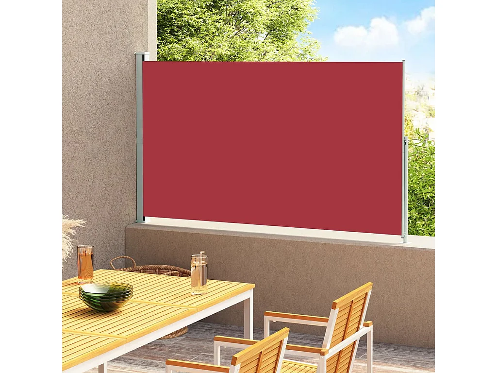 Einziehbare seitliche Terrassenmarkise 200x300 cm Rot