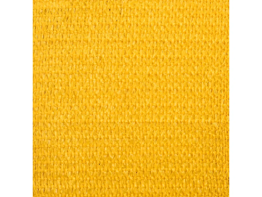 Voile d'ombrage 160 g/m² rectangulaire jaune 4x7 m PEHD