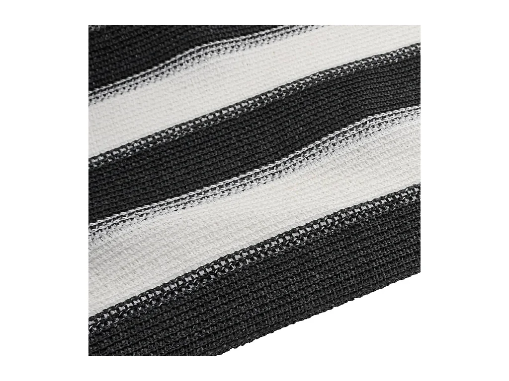 Rete privacy antracite e bianca 1,8x25 mt HDPE 75 g/m²