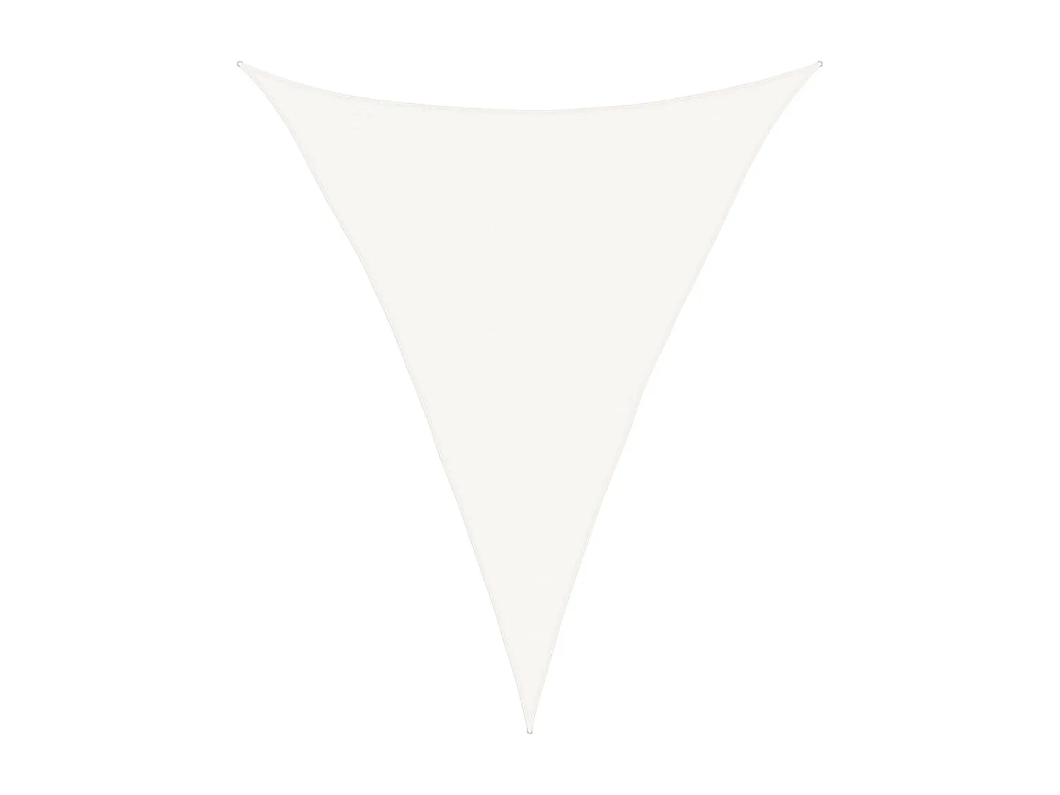 Vela ombreggiante 160 g/m² Bianco 5x7x7 mt HDPE