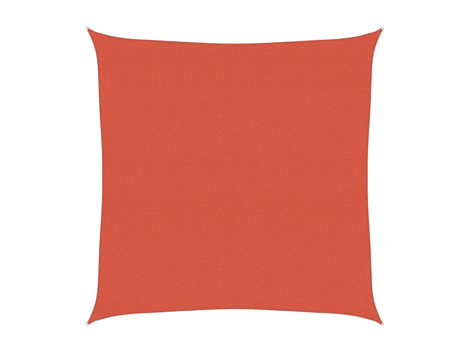Voile d'ombrage 160 g/m² carré terre cuite 4,5x4,5 m PEHD