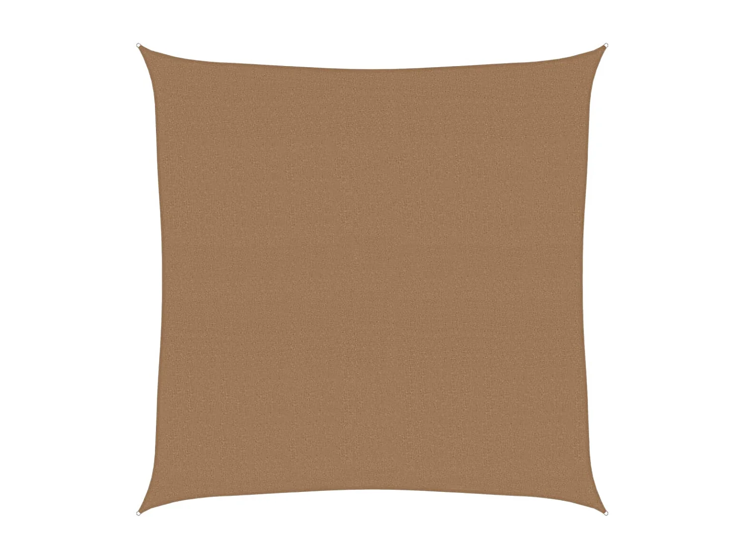 Vela de sombra 160 g/m² Taupe 4,5x4,5 m HDPE