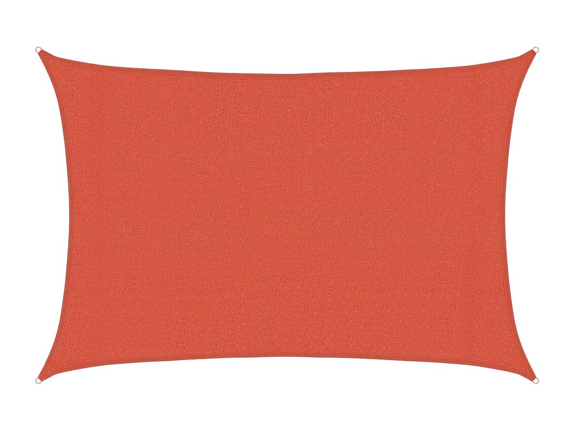 Vela ombreggiante 160 g/m² Terracotta 3x4,5 m HDPE