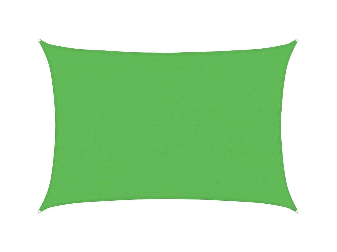 Vela ombreggiante 160 g/m² Verde chiaro 4x5 m HDPE