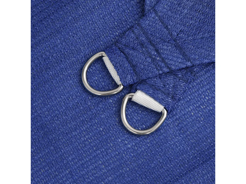Voile d'ombrage 160 g/m² rectangulaire bleu 3x4,5 m PEHD
