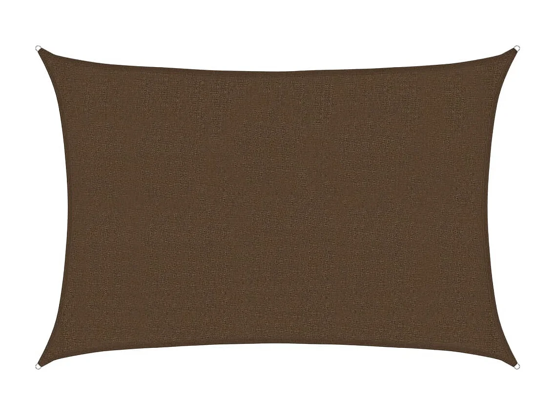 Schaduwdoek 160 g/m² Bruin 2,5x3,5 m HDPE