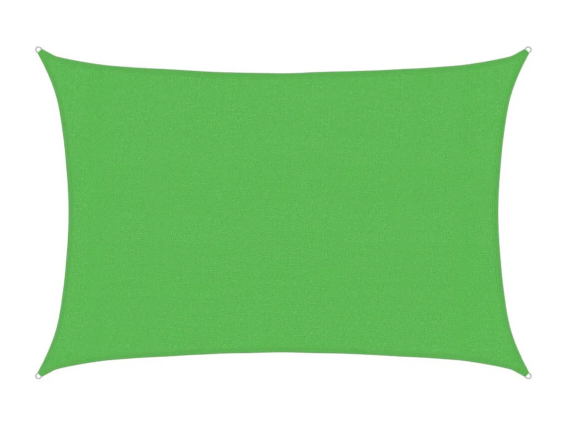 Vela de sombra 160 g/m² Verde claro 3x4,5 m HDPE
