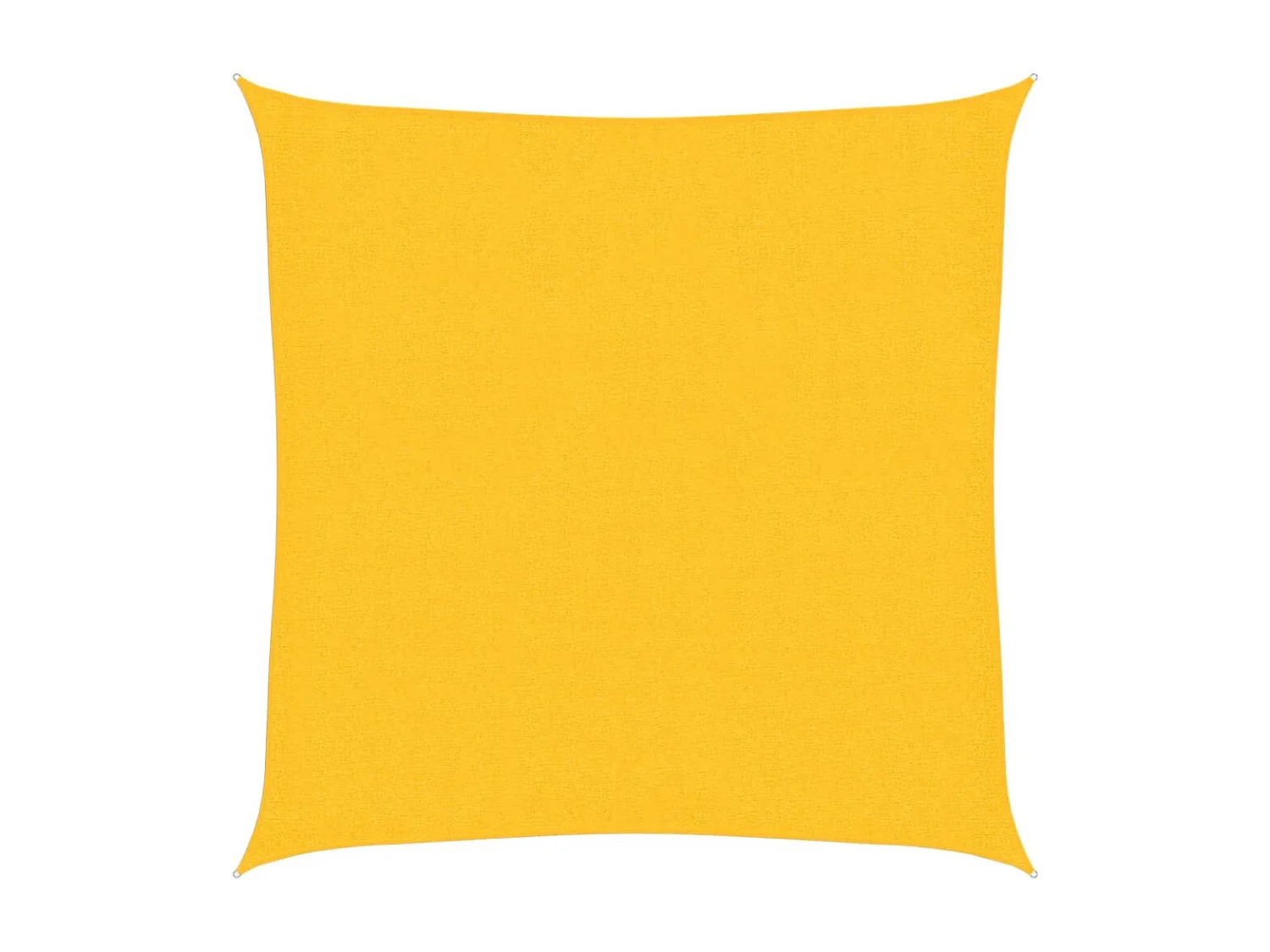 Voile d'ombrage 160 g/m² Jaune 3x3 m PEHD