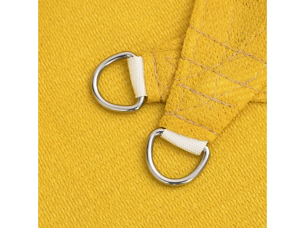 Voile d'ombrage 160 g/m² Jaune 3x3 m PEHD