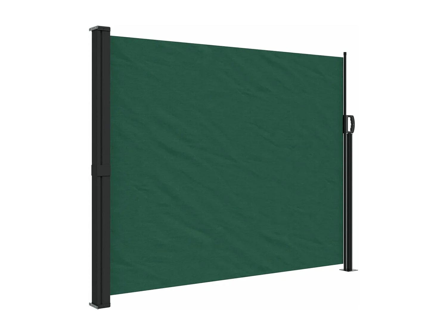 Tenda laterale retrattile verde scuro 160x300 cm