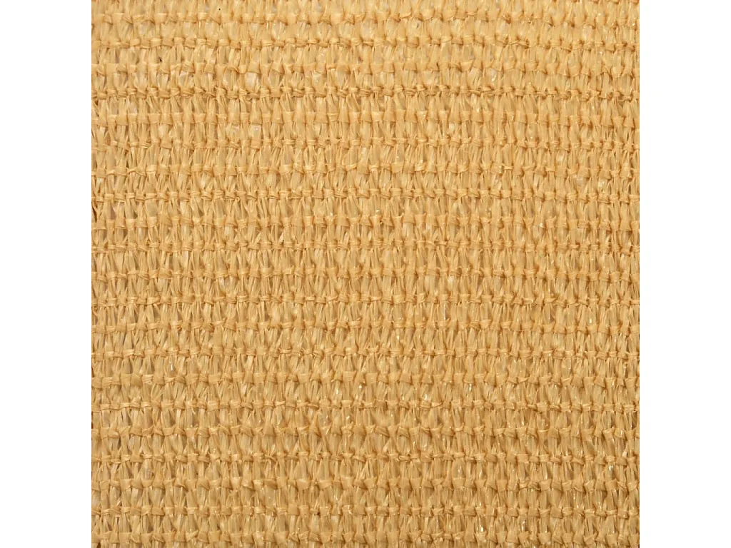 Voile d'ombrage 160 g/m² rectangulaire sable 3x4 m PEHD